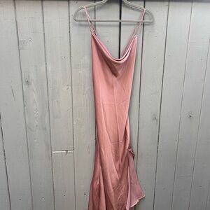 Astr Pink Midi Dress